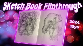 Sketchbook Flip Through 2024 [upl. by Lleder327]