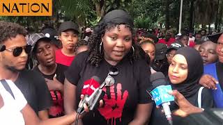 Women in Mombasa march against femicide [upl. by Serica257]