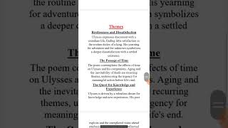 Ulysses by Alfred lord Tennyson himanshi summary ugcnetbook ugcnetexam [upl. by Ynohta248]