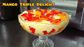 Mango Trifle Delight Recipe By Flavorful Kitchen [upl. by Akirahc]