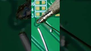 Broken Trace Repair BTR15  Quick Learn electronics repair shorts [upl. by Sonya57]