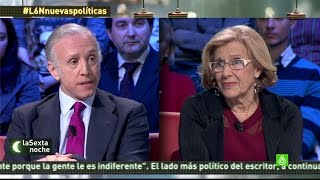 laSexta Noche  Manuela Carmena quotMonedero no supo explicar sus problemas con Haciendaquot [upl. by Kernan]