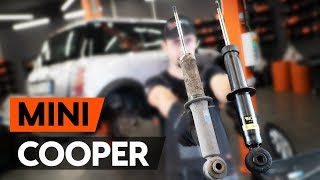 Hoe u de achterste veerpoot van een MINI COOPER 1 R50 R53 kunt vervangen HANDLEIDING AUTODOC [upl. by Enorahs]