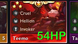 It Costs 54 HP  3Star Teemo⭐⭐⭐   TFT SET 55 [upl. by Seto824]