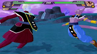 Bills Beerus and Whis Fusion  Whills vs Vegetto SSJ4 and Frieza DBZ Budokai Tenkaichi 3 MOD [upl. by Eniac]