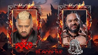 Team Solo Sikoa Vs Team Jacob Fatu Bloodline 2 Samoan Clash In WWE 2K24 11 [upl. by Heilman]