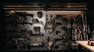 Gun Room Tour ft Hold Up Displays Gun Wall [upl. by Blackmore176]