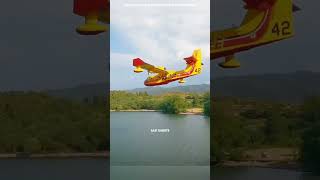 How is water bomber aircraft refilled saifshorts [upl. by Wolpert]