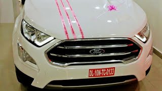 All New Ford EcoSport Titanium Diamond White Walkaround LetsRewind [upl. by Nairod650]