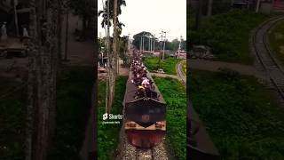 quotTrains in Bangladesh Overcrowding Beyond Beliefquot shorts [upl. by Barthold939]