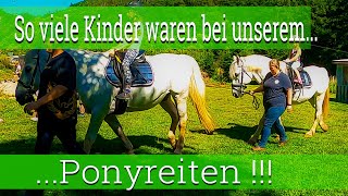 MegaAttraktion für unsere jungen Campinggäste Pony Reiten auf dem Campingplatz Hetzingen [upl. by Amend]