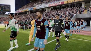 Burnley vs Liverpool  eFootball PES Gameplay [upl. by Akkinahs]