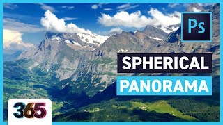 Spherical Panorama  Photoshop CC Tutorial 207365 [upl. by Hambley]