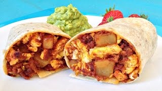 Potato Chorizo Burritos  When Youre HANGRY Recipe [upl. by Ayahc]