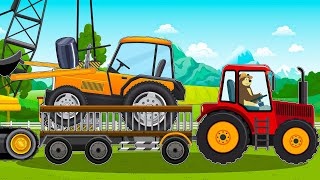 Farmer Hardwork  Tractor Repair Restoration of 150 HP Agricultural Machinery Engine 🚜  Vehicles [upl. by Nnylear]