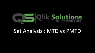 Qlik023 SetAnalysis006 Set Analysis Month to Date MTD vs Previous Month to Date PMTD [upl. by Eila969]