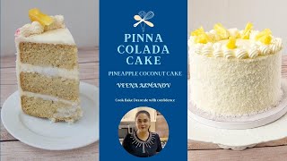 Pina Colada Cake  Pineapple Coconut Cake [upl. by Susumu]