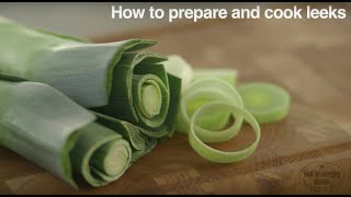 Preparing Leeks And How To Cook Leeks  Good Housekeeping UK [upl. by Deloria]