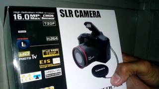 SLR camera 16x zoom from Lazada review Part 1 [upl. by Yleek]