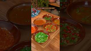 SIX TYPES OF CHINESE SECRET DIPPING SACUE RECIPE recipe chinesefood sauce cooking foodlover [upl. by Aiciles]