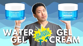 Dr Sugai Compares Neutrogena Hydro Boost Water Gel vs GelCream [upl. by Yud]