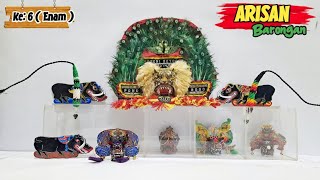 ARISAN  6 BARONGAN  dapat miniatur barongan banyak banget [upl. by Dayna]