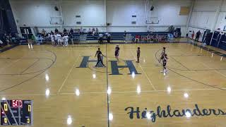 Heathwood Hall vs Cardinal Newman MS Girls [upl. by Tierell]