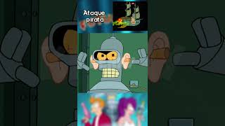 Ataque Pirata 🏴‍☠️⛵ T04 Ep08 P1  Futurama [upl. by Prussian]