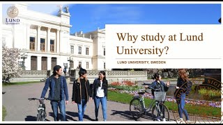 Study at Lund University  Part 1  Why study at Lund University [upl. by Adiuqal635]