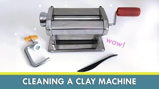 How to Clean a Polymer Clay Conditioning Machine [upl. by Ellora]