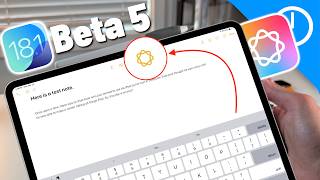 iPadOS 181 Beta 5  Memoji Fixed amp New Apple Intelligence Access [upl. by Dayiz395]