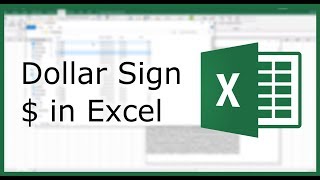 Dollar Sign  in Excel  Excel in Minutes [upl. by Areik]