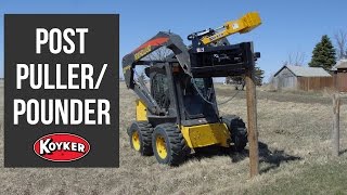 Koyker Manufacturing Fence Post PullerPounder [upl. by Adkins]