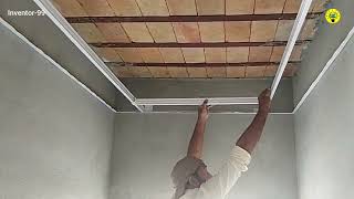 How to make false ceiling frame 💪 working 👍 [upl. by Novahs62]