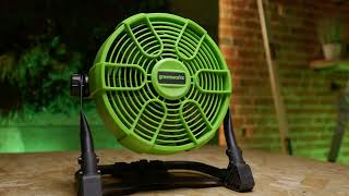 Greenworks Fan G24FAN [upl. by Amihsat728]