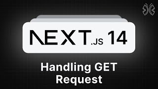 Nextjs 14 Tutorial  34  Handling GET Request [upl. by Aiepoissac]