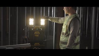 Dewalt Adjustable Worklight w Storage DWST08060 TOUGHSYSTEM® 20 [upl. by Fair]