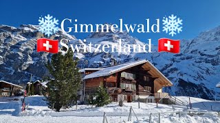 Gimmelwald Switzerland🇨🇭 Walking Tour [upl. by Eudoxia]