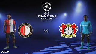 Feyenoord vs Bayer Leverkusen  UEFA Champions League 2425  Full Match [upl. by Nilknarf683]