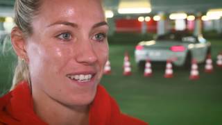 Parking Challenge with Angelique Kerber  Porsche Tennis Grand Prix 2017 [upl. by Aria]