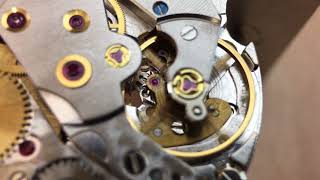 Daniels coaxial escapement fitted into a Rolex wristwatch by the maker [upl. by Dang561]