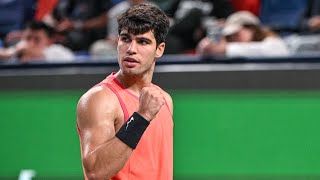 Carlos Alcaraz vence Gael Monfils e avança as quartas de final em Shanghai [upl. by Phail885]