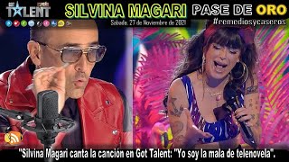 🥇 Silvina Magari Pesadilla en El Paraíso 2  Got Talent España 2021 🎤 Yo soy la mala de telenovela 🔊 [upl. by Adnirb542]