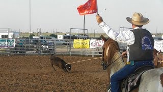 TieDown Roping  2018 Will Rogers Range Riders Rodeo  Saturday [upl. by Lilahk]