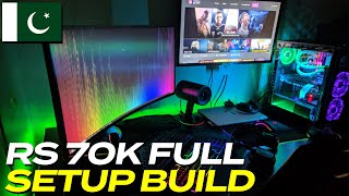 Rs 70000 Full Setup in Pakistan  Best Budget Gaming PC Build in 70000  70K Gaming PC 2024 [upl. by Yruoc]