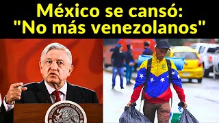 Mexicanos no quieren más Venezolanos y defienden su país [upl. by Anayik244]