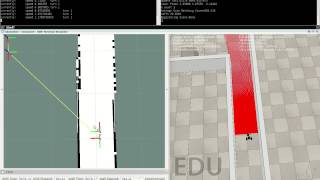 RC Car Gmapping Simulation using ROS and VREP [upl. by Salsbury500]