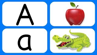 Learn A B C D  A for Apple  ABCD Song  A to Z Alphabet Learning  ABCD Poem  Cartoon Video [upl. by Elad419]