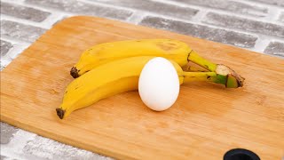 Petit déjeuner Prêt Recette irrésistible de banane avec oeuf en 10 minutes [upl. by Beattie258]