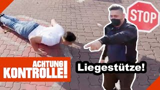 STOPPSCHILD übersehen Liegestütze zur STRAFE 22 Kabel Eins Achtung Kontrolle [upl. by Ninos]